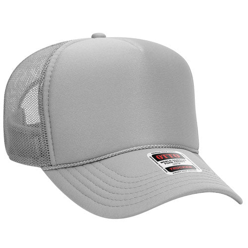 OTTO CAP® 5 Panel Mid Profile Mesh Back Trucker Hat  32-467