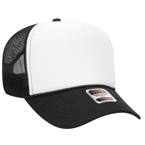 OTTO CAP® 5 Panel Mid Profile Mesh Back Trucker Hat  32-467
