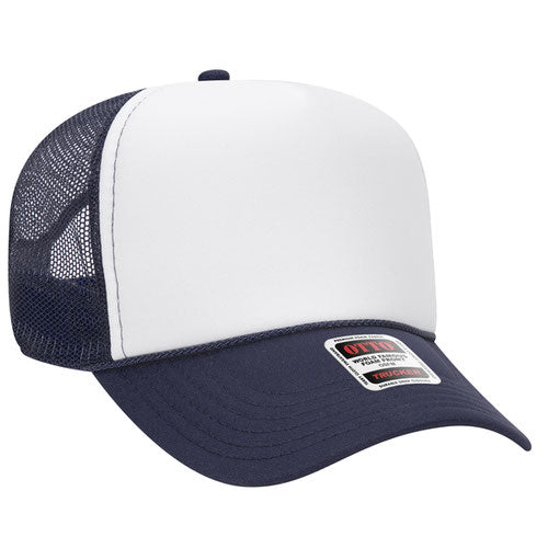 OTTO CAP® 5 Panel Mid Profile Mesh Back Trucker Hat  32-467
