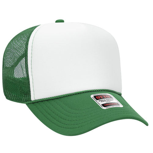 OTTO CAP® 5 Panel Mid Profile Mesh Back Trucker Hat  32-467