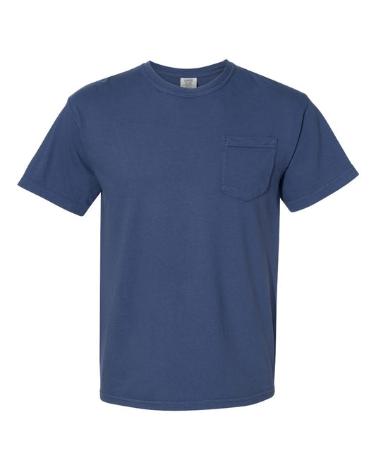 Garment-Dyed Heavyweight Pocket T-Shirt - 6030 (more colors #1)