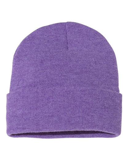 12" Solid Cuffed Beanie - SP12