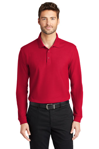 Port Authority® Long Sleeve Core Classic Pique Polo K100LS