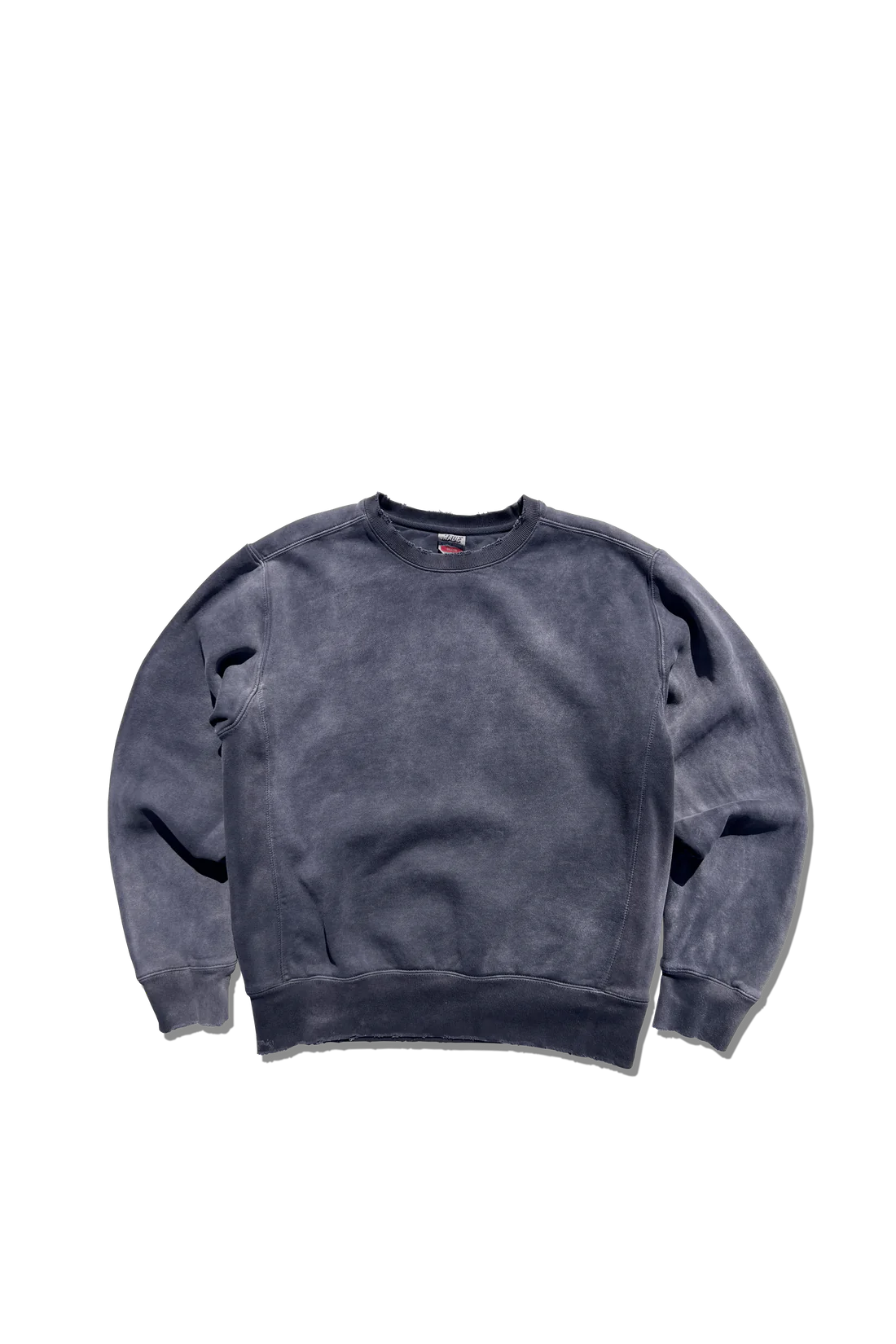 Exclusive Varsity Crewneck - Vintage Distressed Navy Charcoal EC312