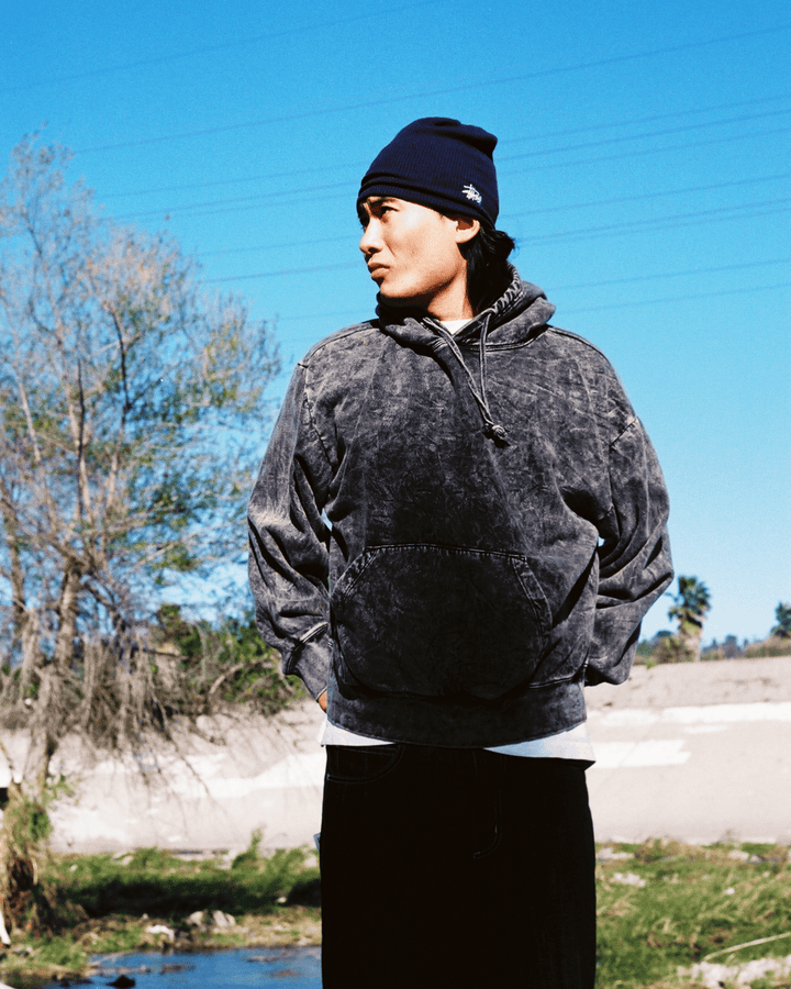 Acid Wash Park Hoodie / EC1325