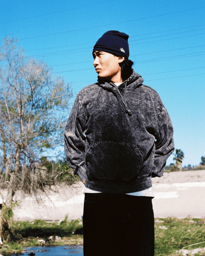 Acid Wash Park Hoodie / EC1325