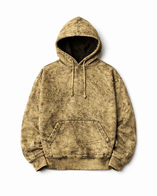 Acid Wash Park Hoodie / EC1325